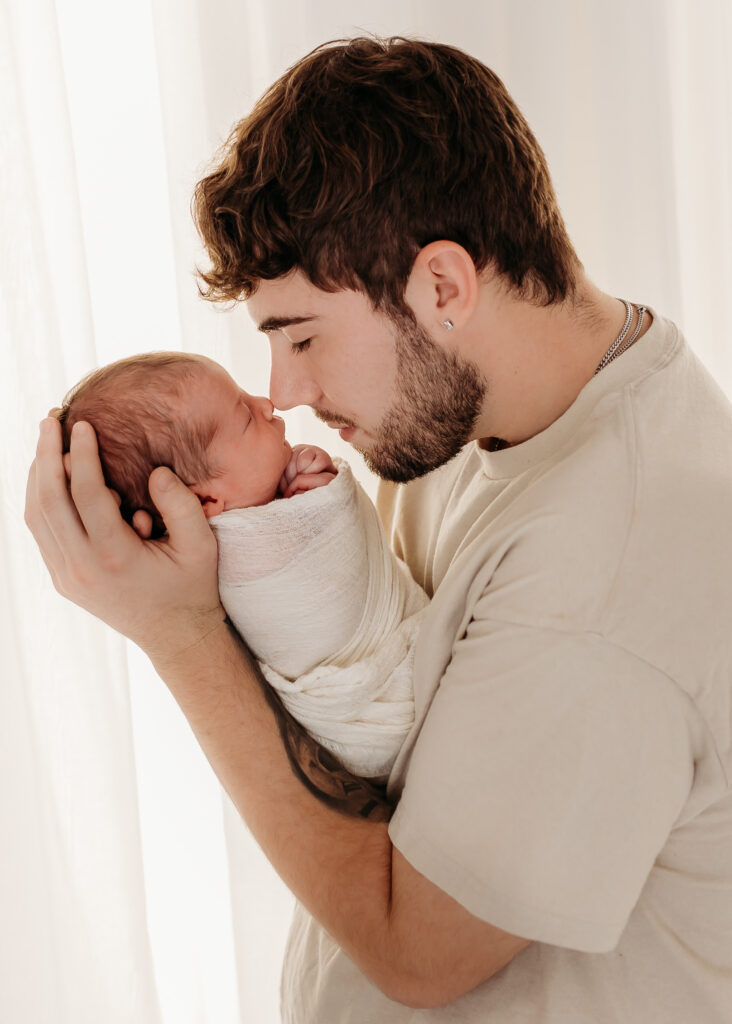 Studio newborn portrait in Medway by Massachusetts newborn photographer