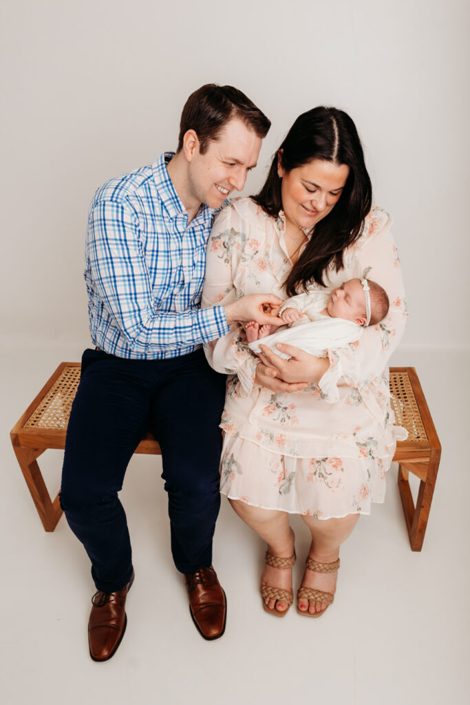 Studio newborn portrait in Medway by Massachusetts newborn photographer