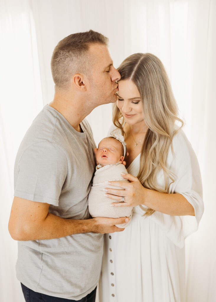 Studio newborn portrait in Medway by Massachusetts newborn photographer